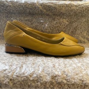 women´s mustered color heels shoes size 6´5